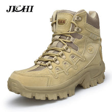 Load image into Gallery viewer, Men Desert Military Tactical Boots Army Outdoor Hiking Boot Fashion Casual Shoes Waterproof Work Combat Ankle Boots Shoes Men