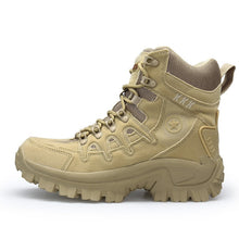 Load image into Gallery viewer, Men Desert Military Tactical Boots Army Outdoor Hiking Boot Fashion Casual Shoes Waterproof Work Combat Ankle Boots Shoes Men