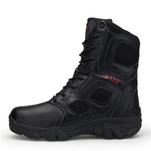 Load image into Gallery viewer, JICHI Big Size 39-47 Desert Tactical Mens Boots Wear-resisting Army Boots Men Fashion Outdoor Hiking Men Combat Ankle Boots 2019